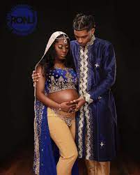 Pin On Black Couple Maternity Shoot