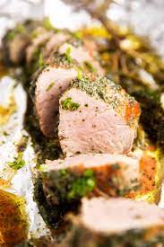 Before you start seasoning the pork loin you're going to want to soak your wood chips. The Best Baked Pork Tenderloin Savory Nothings