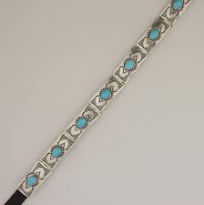 Emorysilver Sleeping Beauty Turquoise Large Rec Sterling Silver Hat Band Silver Hats Turquoise Jewelry Western Jewelry