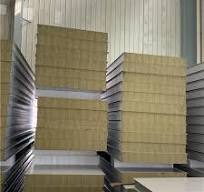 50mm/75mm/100mm/150mm Rock Wool Sandwich Panel Composite Panel