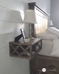 Nightstand suspended from the ceiling. Floating Night Stand My Love 2 Create