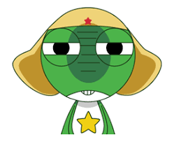 keroro line stamps การวาดคาแรคเตอร กบ