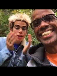 Cameron Boyce and Father