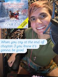 🌲In the booth with a new holiday series from @hopehollowayauthor and  @ceceliascott_author!🏂 Christmas in the Canyons is a treat! 🎁🏠🏔️❄️  @podiumentertainment