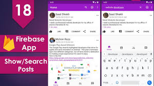 Learn how to create your own social media app for free and easy. Firebase Social Media App 18 Show And Search Posts Youtube