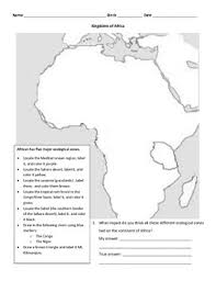 Africa Map Activity Map Activities Africa Map Africa