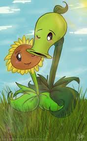 Pvz Peashooter X Sunflower 3 By Crazy Matroskin55 On Deviantart Plant Zombie Plants Vs Zombies Plants Vs Zombies Birthday Party