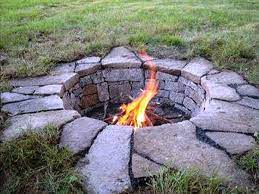 I searched for this on bing.com/images. Sunken Fire Pit Outdoor Fire Outdoor Backyard
