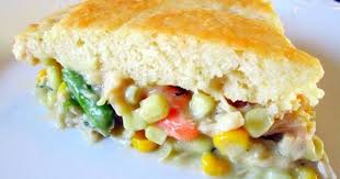 Easy Chicken Pot Pie If You Use Krusteaz Instead Of Bisquick Omit The Egg And Use 3 4 Cup Water Easy Chicken Pot Pie Chicken Pot Pie Krusteaz Recipes