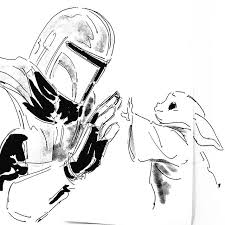 Mckenna Jean Harris On Instagram Themandalorian Thisistheway Star Wars Drawings Star Wars Art Star Wars Artwork