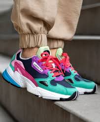 Adidas Falcon Neon Pack Sneakers Chaussures Fluo Chaussures De Couleur Baskets Adidas
