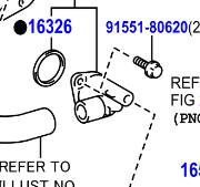 Toyota Yaris GR 2020-Present Water Inlet Sub-Assy, W/Thermostat