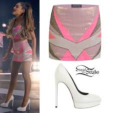 34 + 35 is the second single from positions , ariana grande's sixth studio album. Ariana Grande Bang Bang Music Video Outfits Steal Her Style