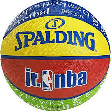 Spalding Kids Nba Basket Ball Multicoloured The Spalding Junior Nba Is A Beginners Basketball Especially Suitable For Children It Basketball Nba Nba Basket