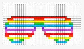 If resizing upwards, you may run into distortion or pixelation if smaller image is low resolution. Shutter Shades Perler Bead Pattern Bead Sprite Pixel Art Logo Facebook Hd Png Download Transparent Png Image Pngitem