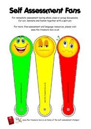 Self Assessment Smiley Face Fan Show Me Cards Flash Cards Self Assessment Student Self Assessment Formative And Summative Assessment