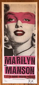 Circus magazine vintage issue july 31 1983 def leppard and scorpions poster fn. Sold Price Marilyn Manson Poster Signed In Person 2008 December 6 0120 9 00 Am Pst