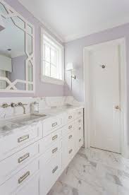 To create an atmosphere of comfort and relaxation you need to choose light shades: Gray And Lavender Bathroom Ideas Design Ideas