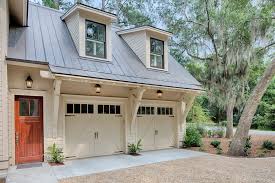There's lots of covered porch space both in finish the bonus room over the angled two car garage to add an extra 543 square feet of living space. 75 Beautiful Farmhouse Garage Pictures Ideas July 2021 Houzz