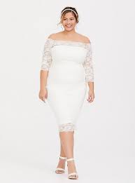 Special Occasion Ivory Lace Off Shoulder Bodycon Dress In 2021 White Lace Midi Dress Lace Midi Dress Dresses