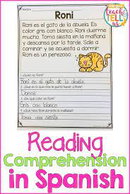 Reading Comprehension Passages In Spanish For First Grade Studen First Grade Reading Comprehension Spanish Reading Comprehension Reading Comprehension Passages