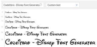 5 Awesome Disney Font Generator Websites
