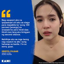 Kristel Fulgar explains Seo In-guk hosting fiasco: “Hindi ako binigyan ng  2nd chance” Photo screenshot @KrisTells Vlogs (YouTube)