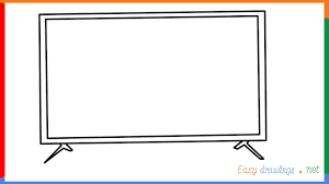 How To Draw Tv (Television) Step By Step - [4 Easy Phase & Video]