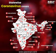 Circles are sized by the number of people there who. India Sees Largest Spike In Coronavirus Cases 525 New Patients 75 Deaths New Total At 3072 India News India Tv