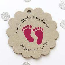 Baby Shower Tags Baby Feet Shower Favor Tags Baby Footprint Etsy Baby Shower Tags Baby Footprints Footprints Baby Shower