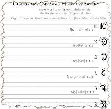 There are four bundles available — two printables to practice writing hebrew in print and two products to write in hebrew cursive. How To Write The Hebrew Consonants Etz Hayim Tree Of Life
