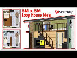 Small home design plan 6x11m with 3 bedrooms. 1 Small House Design Idea For 5m X 5m Low Budget Youtube Small House Design Small House House Design