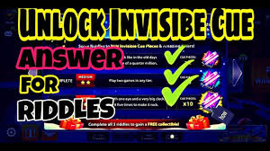 8 ball pool is the biggest and best multiplayer pool game online! 8 Ball Pool How To Solve Riddles To Win Invisible Cue Pieces Amazing Offers Youtube