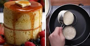 Des Crepes Japonaises Moelleuses Pour Le Petits Dejeuner Vous Ne Pourrez Plus Vous En Passer Crepe Japonaise Recette Dessert Alimentation