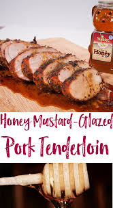 Honey Mustard Glazed Pork Tenderloin Sue Bee Honey Recipes Pork Tenderloin Recipes Bbq Recipes