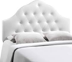 Check spelling or type a new query. Amazon Com Modway Sovereign Tufted Button Faux Leather Upholstered King Headboard In White