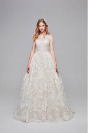 Beaded Lace Wedding Dress With Pleated Skirt Cwg780 Beaded Lace Wedding Dress Online Wedding Dress Affordable Bridal Gowns