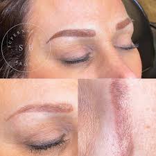 In the beautycase academy we developed a special method for the removal of failed microblading. Correcting Old Work Supernatural Brows