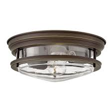 Hinkley Hadley Oil Rubbed Bronze 12 Inch Two Light Flush Mount 3302oz Cl Bellacor