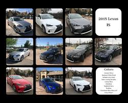 ultimate lexus color cheatsheet north park lexus at