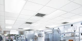 cleanable, disinfectable ceiling tiles
