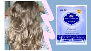 Argan oil has the ability to hydrate, nourish and. Hask Blue Chamomile Argan Oil Blonde Care Review Youtube