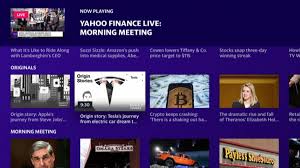 yahoo finance launches apple tv app