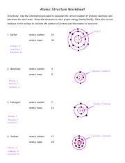 Science, other (science), general science. Kami Export Matter Worksheet 1 Atomic Structure Worksheet Directions Use The Information Provided To Calculate The Correct Number Of Protons Course Hero