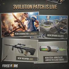 You will find yourself on a desert island among other same players like you. The 3volution Patch Is Now Live Try Garena Free Fire Facebook