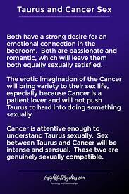 Why cancer and taurus are a good match. Taurus And Cancer Compatibility In Sex Love And Friendship