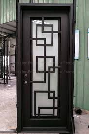 All of our quality exterior doors are available as a prehung door or just the slab door. Marcelle Single Iron Door 40 X 96 Right Hand In Swing