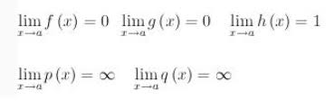 Maybe you would like to learn more about one of these? Consider The Given Limits A Is A Constant Evaluate Each Limit Below If A Limit Is Indeterminate Enter Indeterminate If You Need To Use Or Enter Infinity Or Infinity A B C