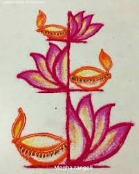 Flower Rangoli For Diwali Rangoli Border Designs Colorful Rangoli Designs Rangoli Designs