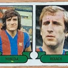 cromo futbol nunca pegado rexach f.c barcelona